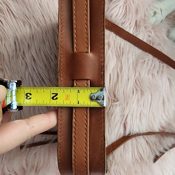 Madewell The Simple Crossbody Bag - Leopard Calf Hair convertible to clutch - Picture 13 of 15